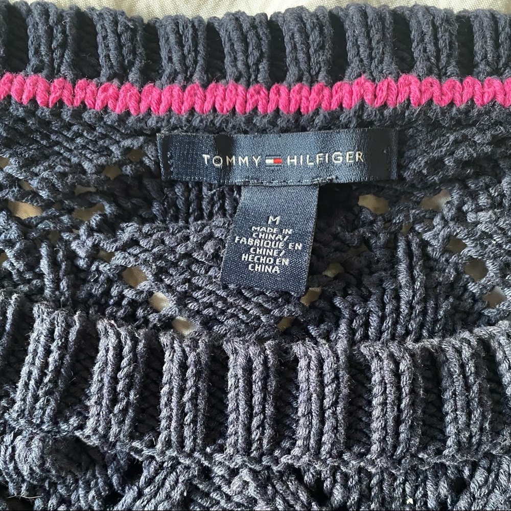 Tommy Hilfiger Navy Sweater - Picture 4 of 4